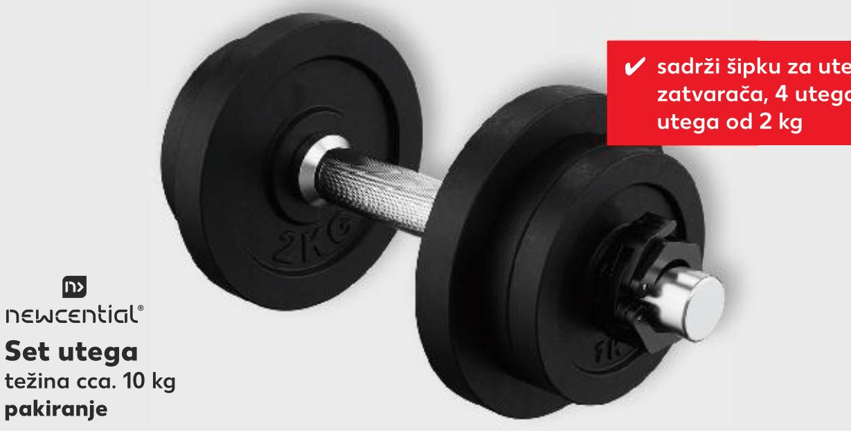 Set utega cca. 10 kg