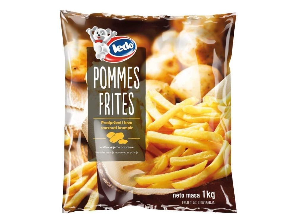 Pommes frites ili smrznuti krumpirići Ledo od 750 g do 1 kg Ledo