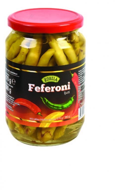 Feferoni blagi Zorela 350 g Zorela