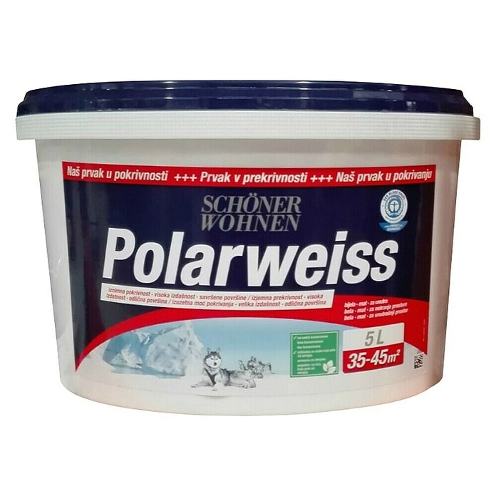 Unutarnja disperzijska boja 'Polarweiss' 5 l