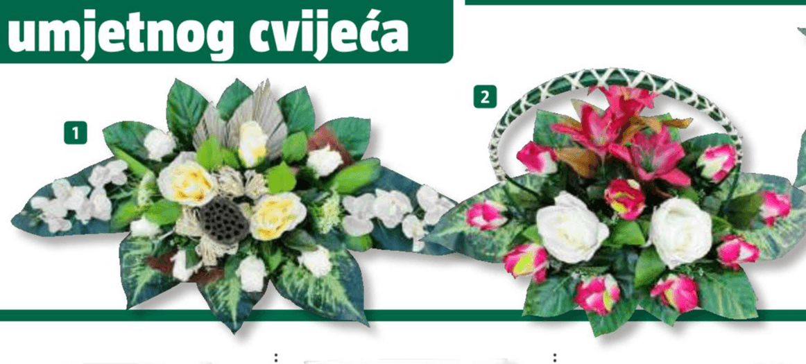 Umjetni cvjetni aranžman 2