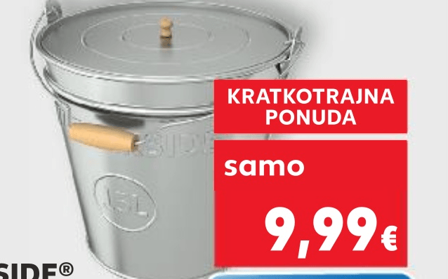 PARKSIDE Kanta za pepeo cca. 15 l