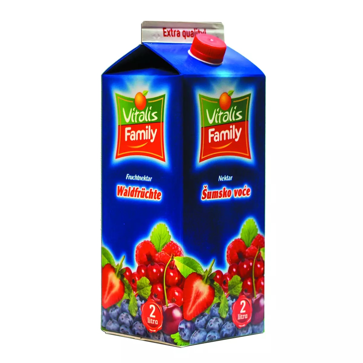 Nektar jabuka, naranča-jabuka, šumsko voće, multivitamin 2 L