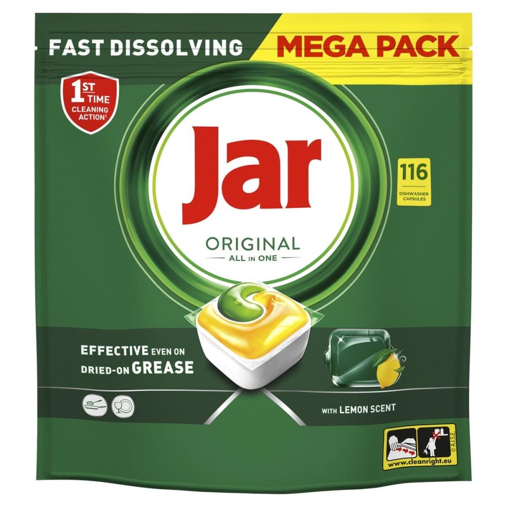 Jar Platinum tablete za strojno pranje posuđa 90 tableta
