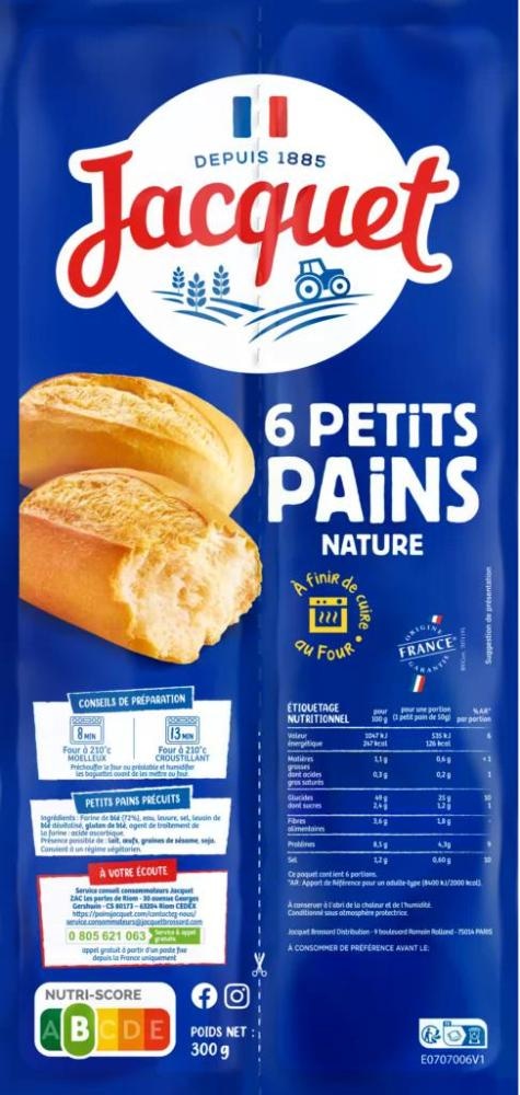 Jacquet French Petits Pains
