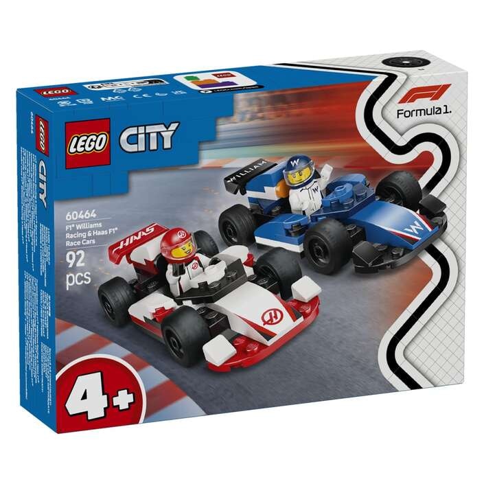 LEGO CITY 60464 Trkaći auti za F1 Williams i Haas
