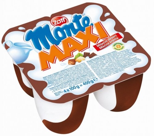 Mliječni desert Monte Maxi 4 x 100 g Zott
