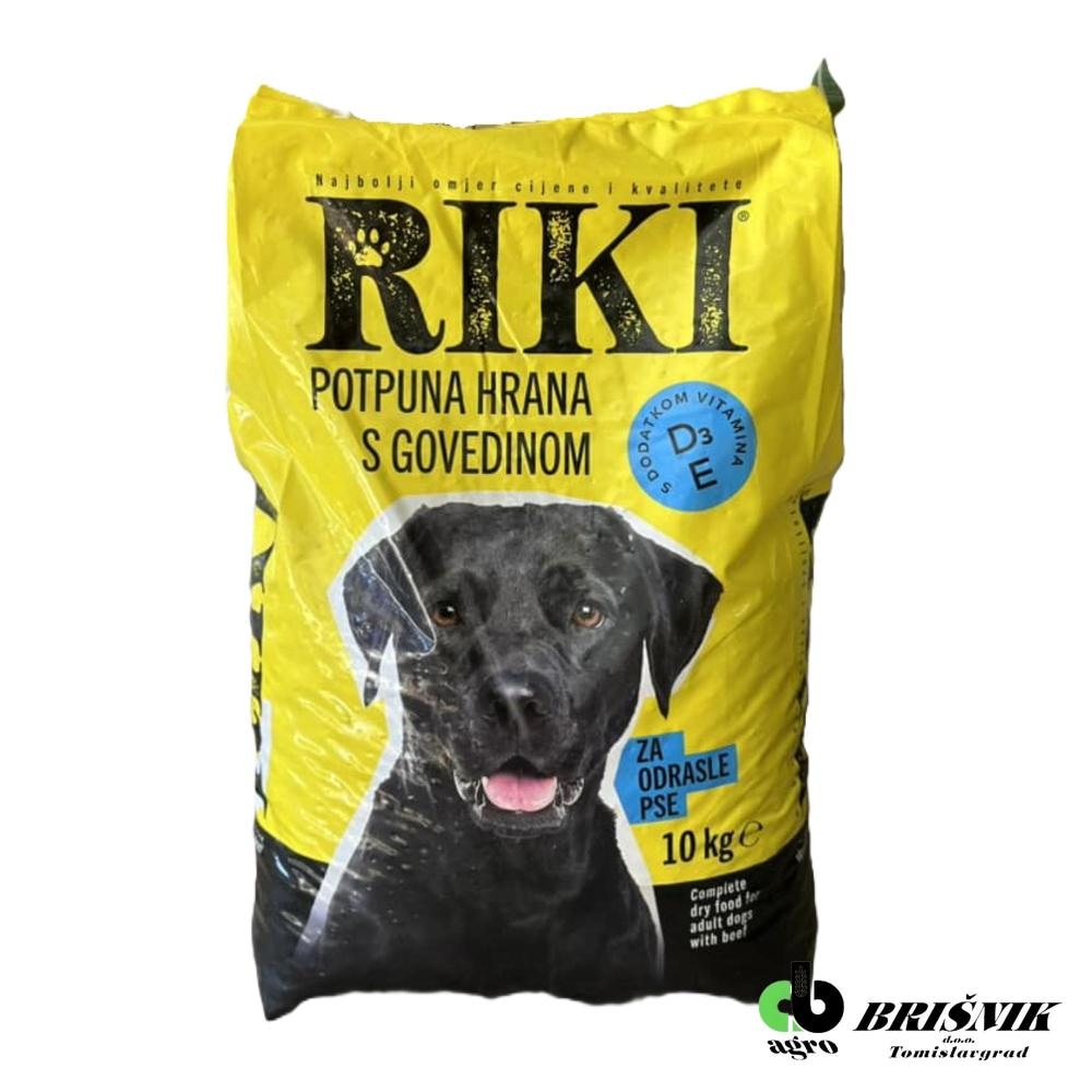 Suha hrana za pse Riki 10 kg Riki