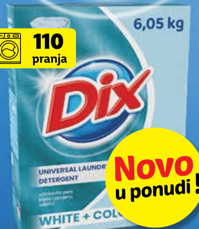 Dix Deterdžent za rublje Universal 6,05 kg