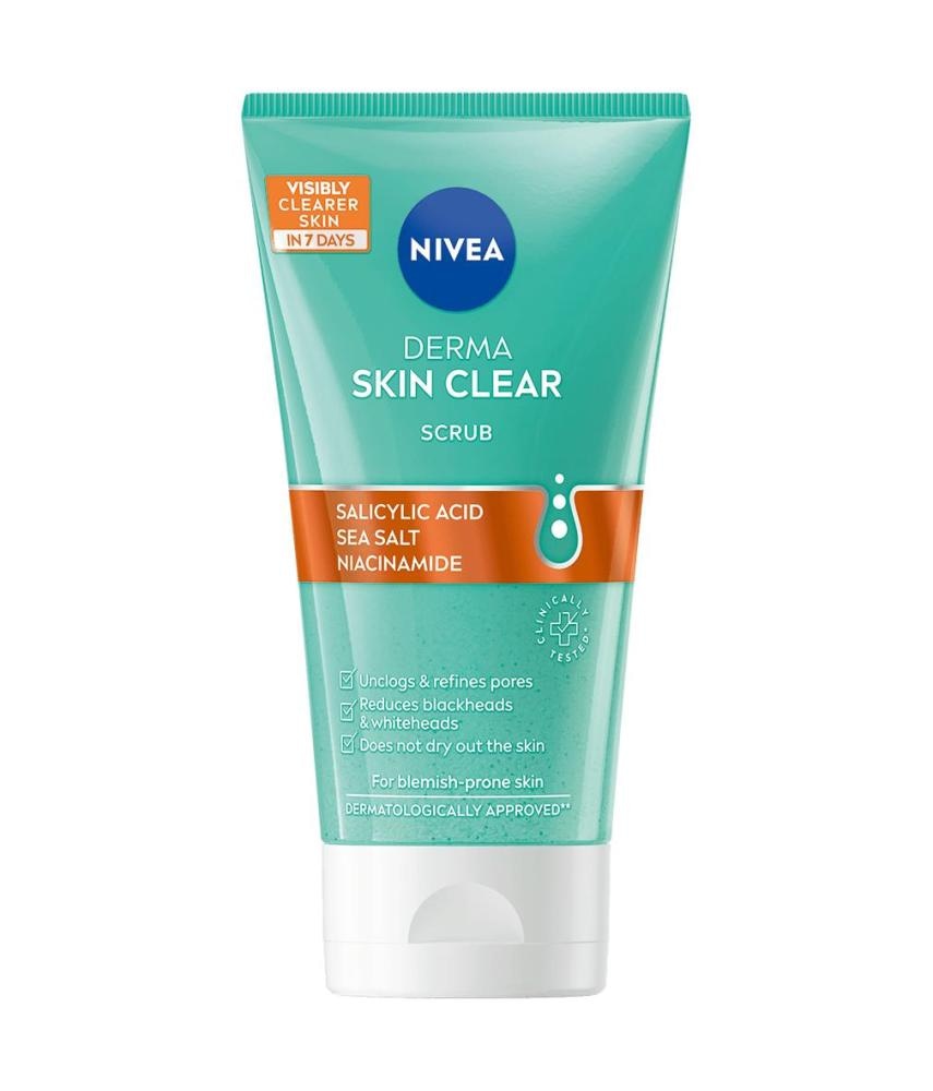 Nivea Derma Skin Clear Scrub 150 ml