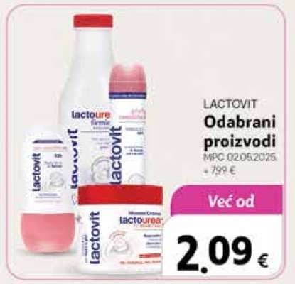 Odabrani Lactovit proizvodi
