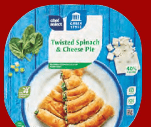 Chef Select Pita od sira i špinata 1 kg