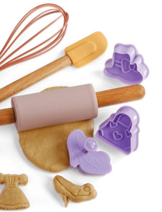 Dječji set kalupa i pomagala za izradu kolačića Princeza 7-dijelni, 1 set