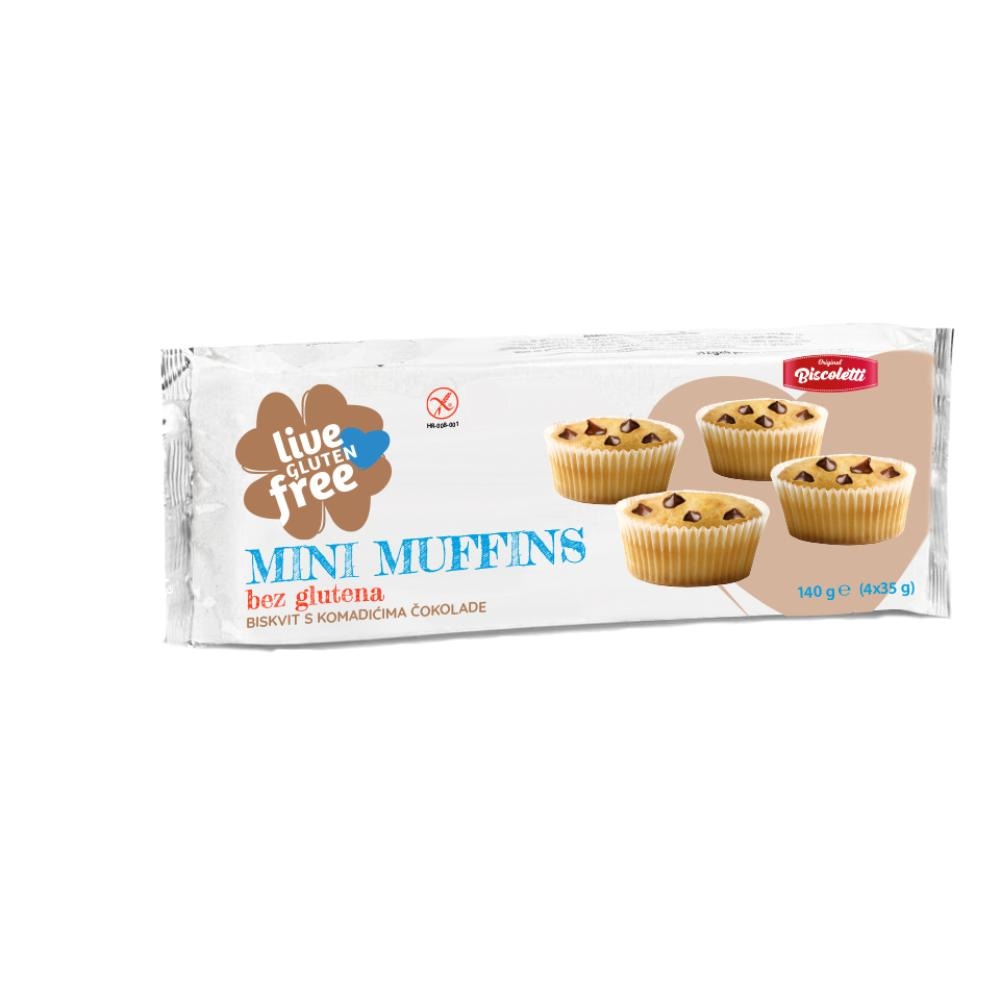 BISCOLETTI Mini muffins 140 g