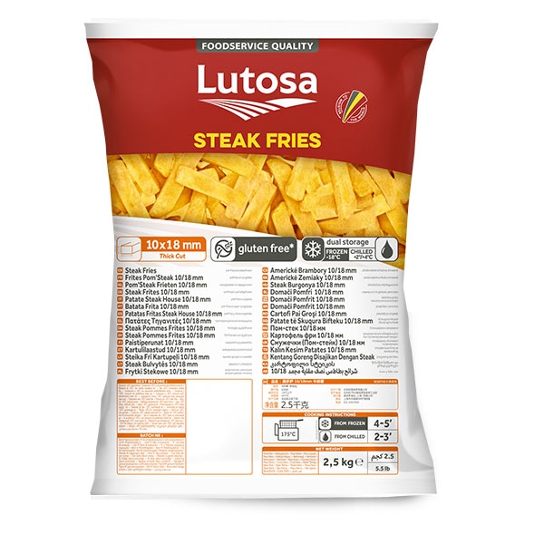 Steak fries 2,5 kg