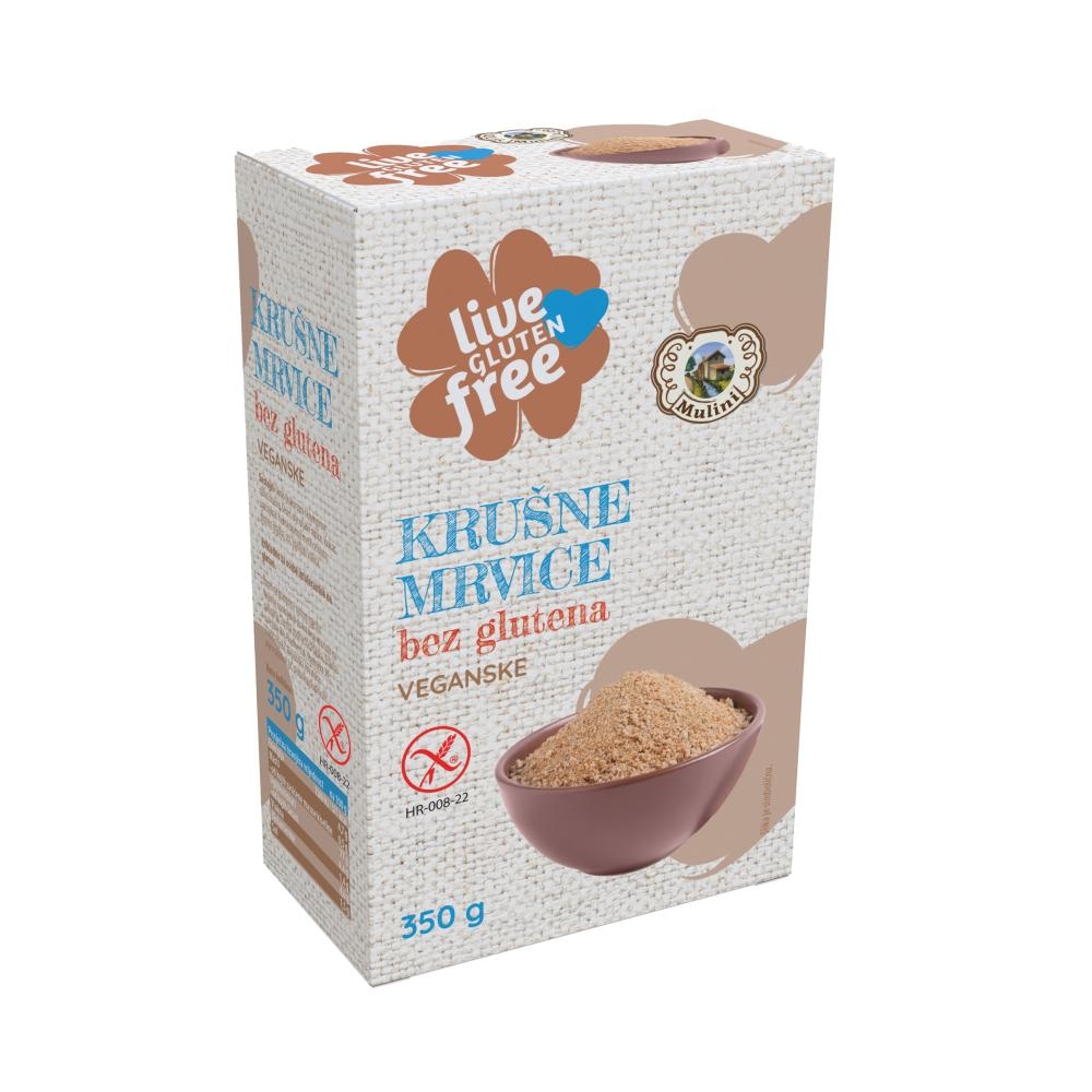 Live Free & Organic Krušne mrvice 350 g