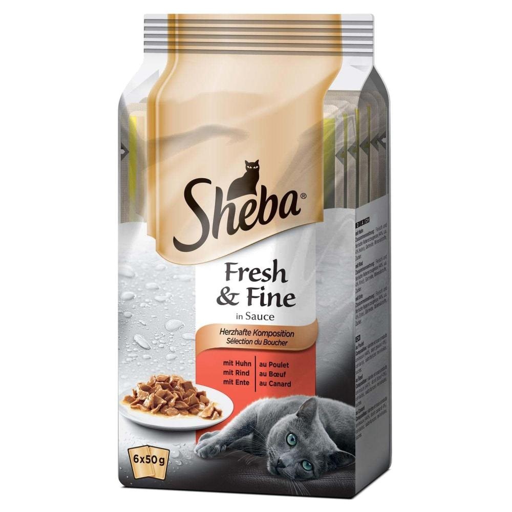 Sheba Fresh & Fine in Sauce 6x50 g