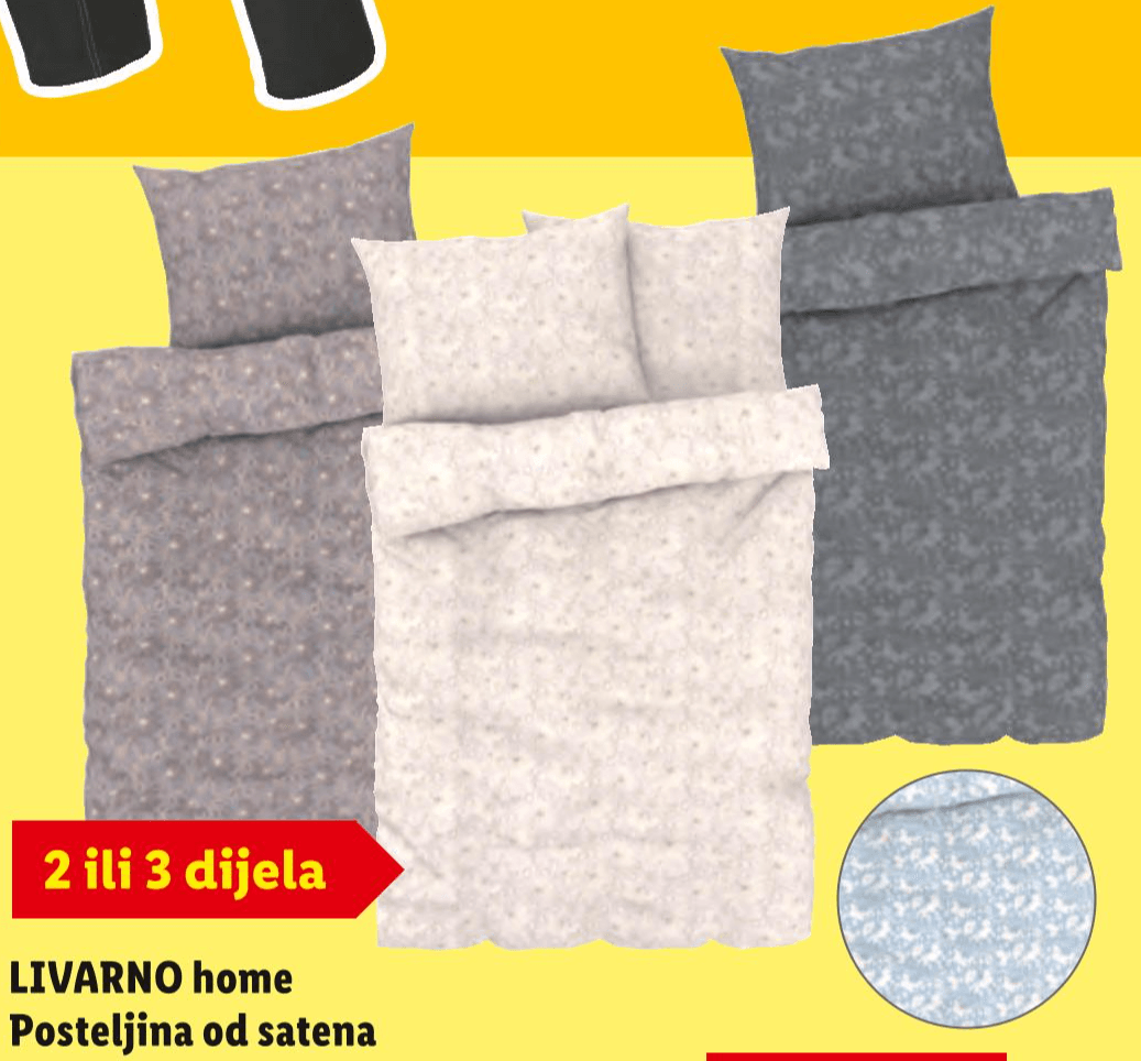 LIVARNO home Posteljina od satena Set