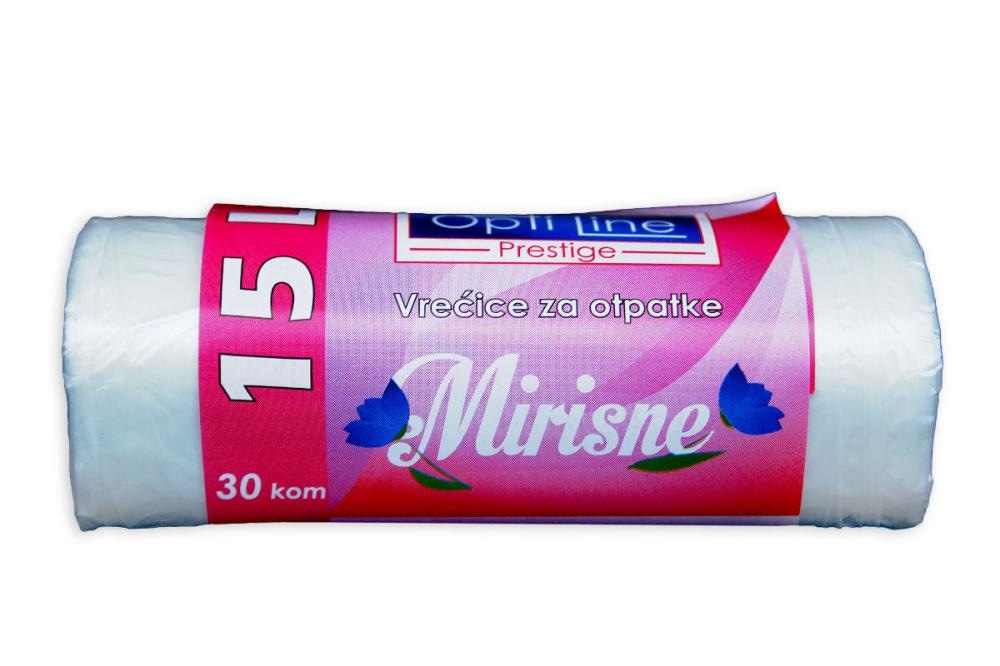 Vreće za otpatke mirisna vezica Opti Line 50 l, 15 kom