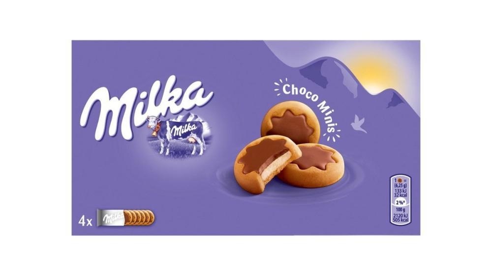 Milka choco minis keks 4x37,5 g Milka