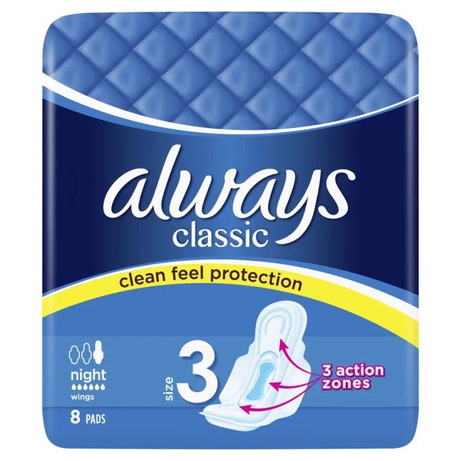 Always Classic Night Higijenski ulošci 8/1 Always