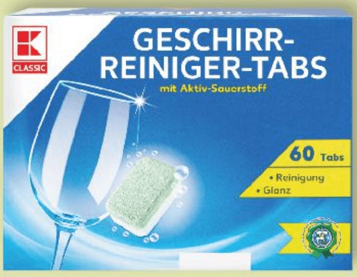 Tablete za pranje posuđa Classic Geschirr-Reiniger-Tabs 60/1