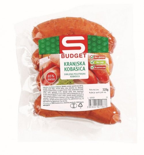 S Budget Kranjska kobasica 320 g
