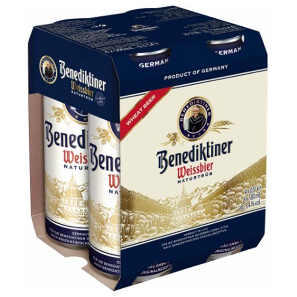 Benediktiner Pivo 4x0,5 l Benediktiner