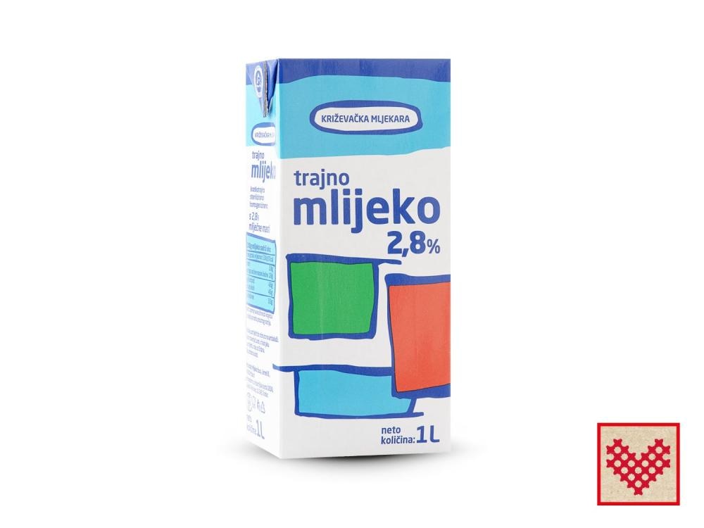 Križevačka mljekara Trajno mlijeko 1 L
