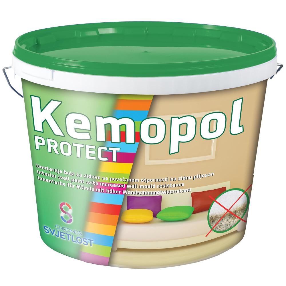 Unutarnja boja za zid Kemopol Protect 5 l