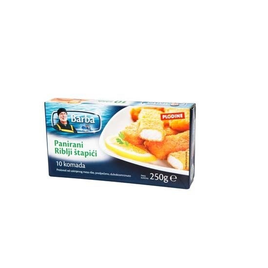 Barba Panirani riblji štapići 250 g