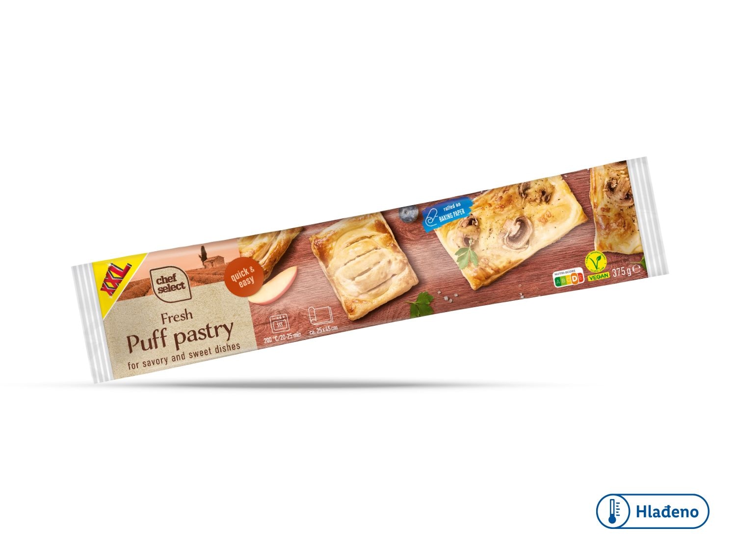 Chef Select Svježe lisnato tijesto 375 g