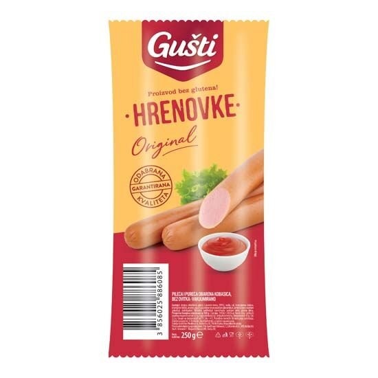 Gušti Hrenovke 250 g