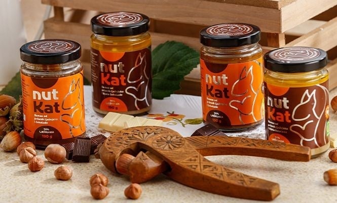 NutKat namaz od lješnjaka i bijele čokolade 190 g