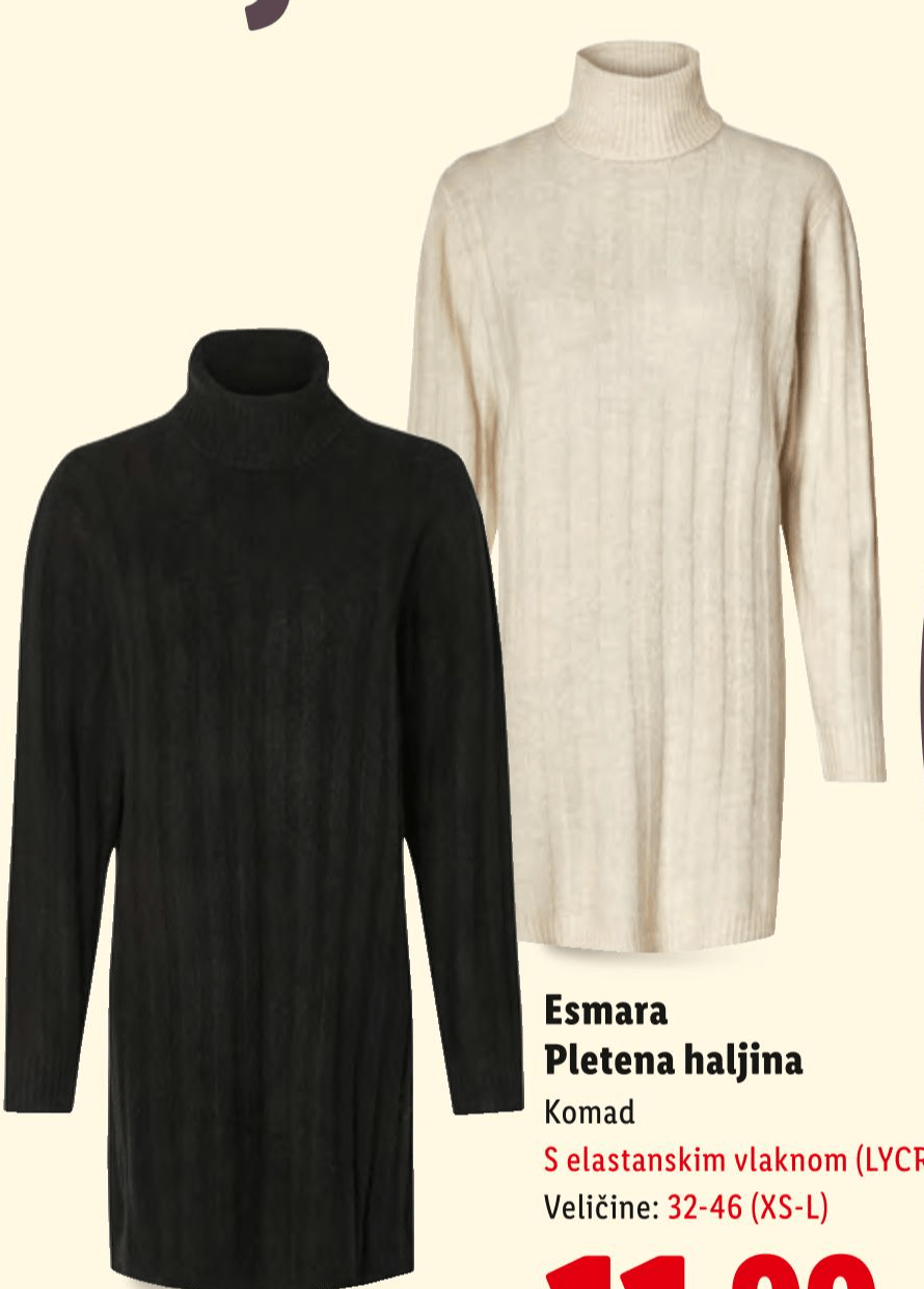 Esmara Pletena haljina