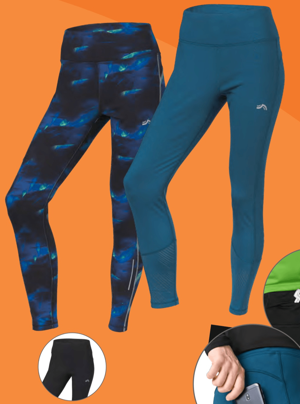 CRIVIT Ženske funkcionalne tajice Komad