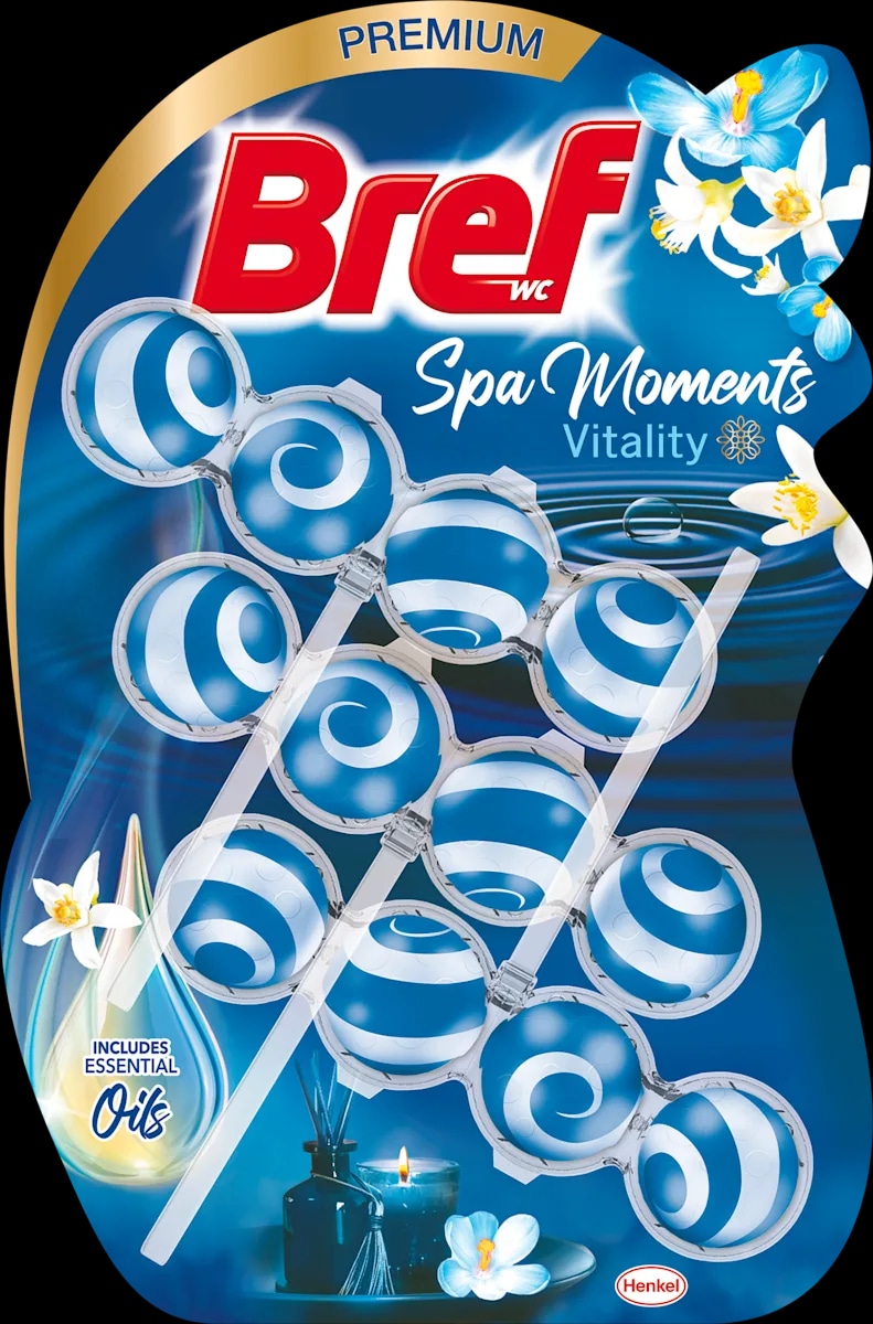 Bref Spa Moments Vitality osvježivač za WC školjku 3x50g
