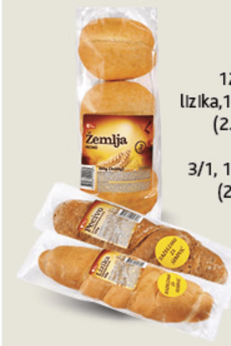 K Plus Pecivo 120g/150g K PLUS