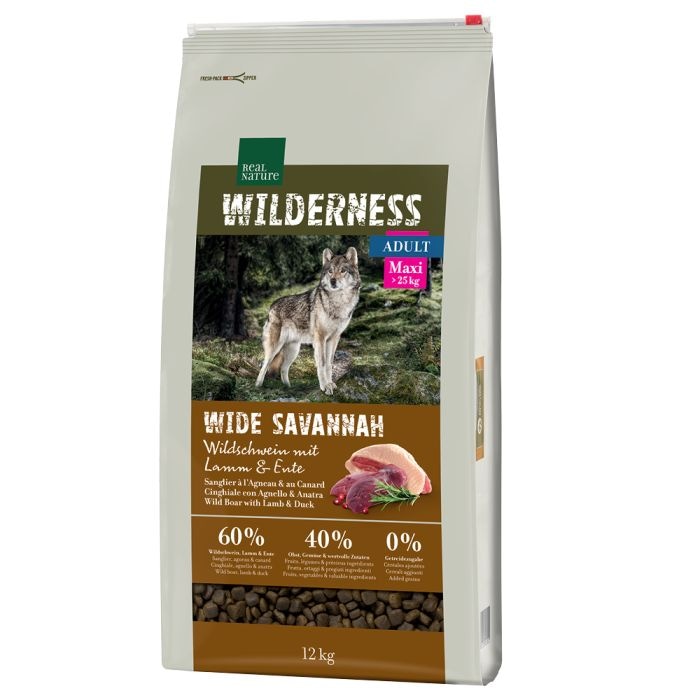 Real Nature Wilderness Wide Savannah Adult 12 kg REAL NATURE WILDERNESS