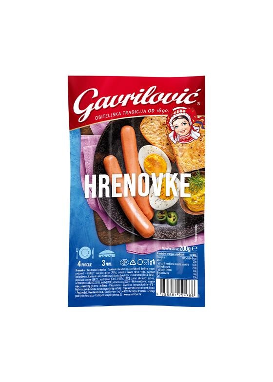 Gavrilović Hrenovke 200 g Gavrilović