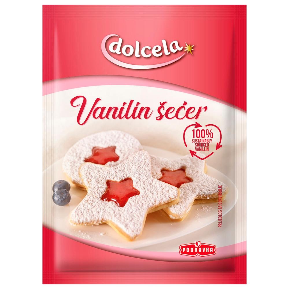 Dolcela Vanilin šećer ili Prašak za pecivo 10 x 8 g ili 10 x 12 g