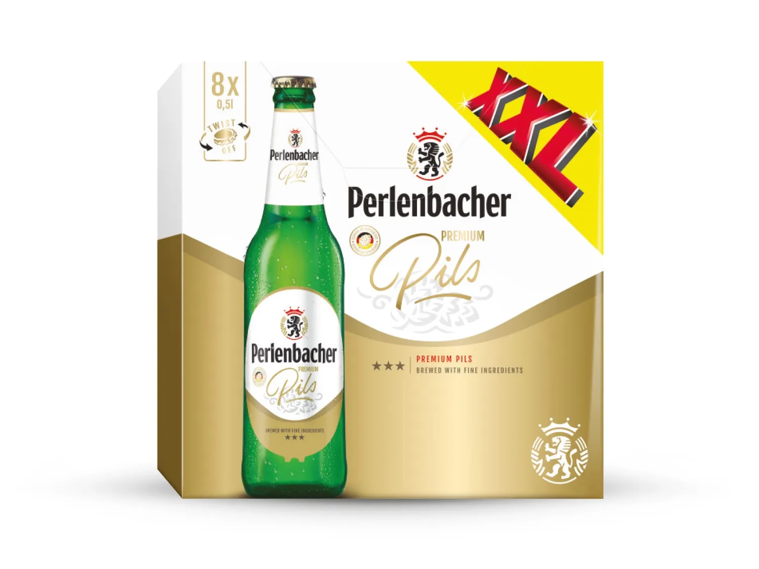 Perlenbacher svijetlo pivo 8 x 0,5 l