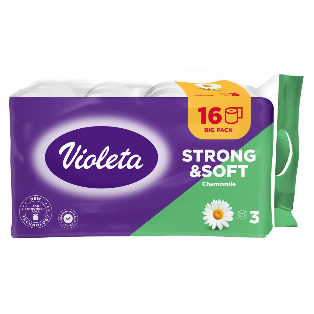 Violeta Toaletni papir Kamilica 3 sl., 16/1