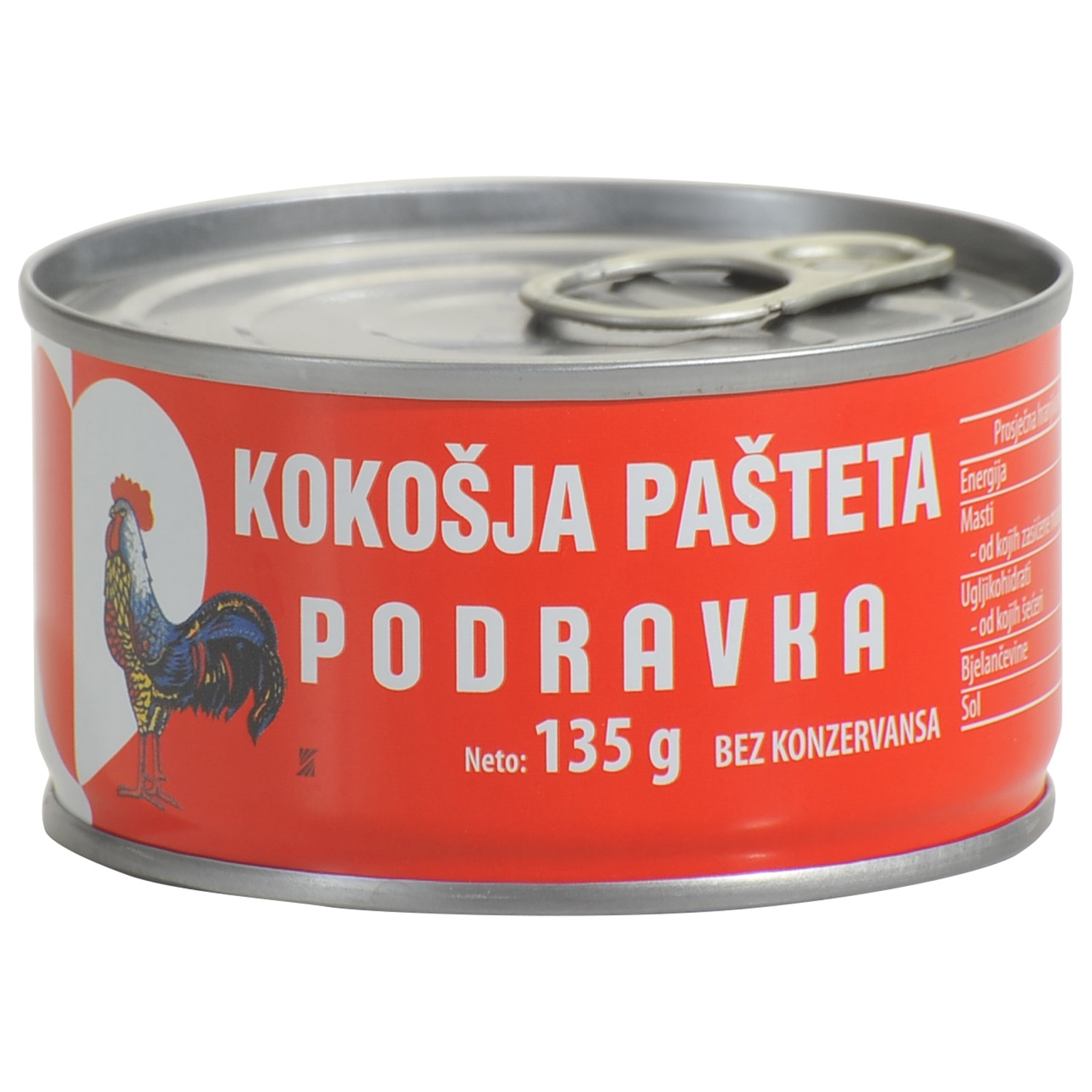 PAŠTETA kokošja Podravka 135 g