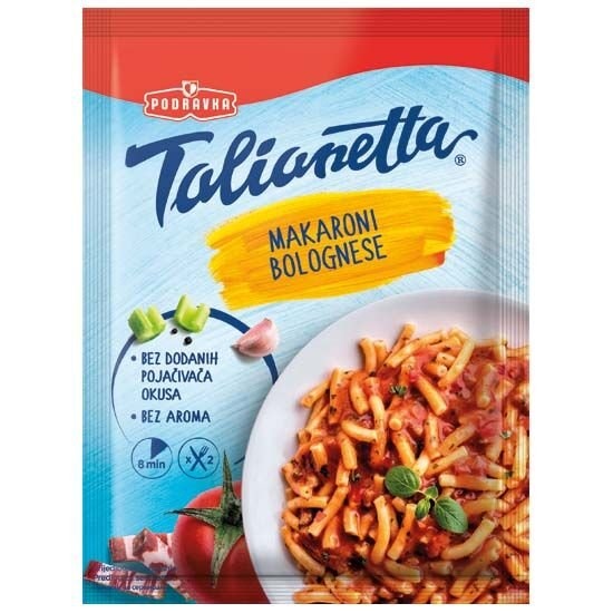 Talianetta Polugotovo jelo 140-160 g Talianetta