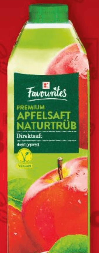 Favourites Apfelsaft Naturtrüb 1 L Favourites