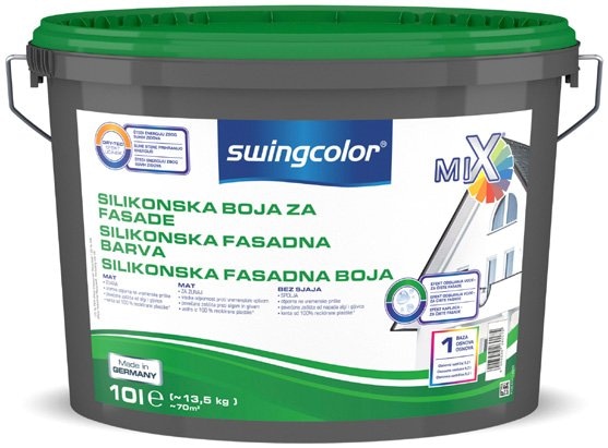 Mix silikonska boja za fasade 'Basis 1 ili 4' 10 l
