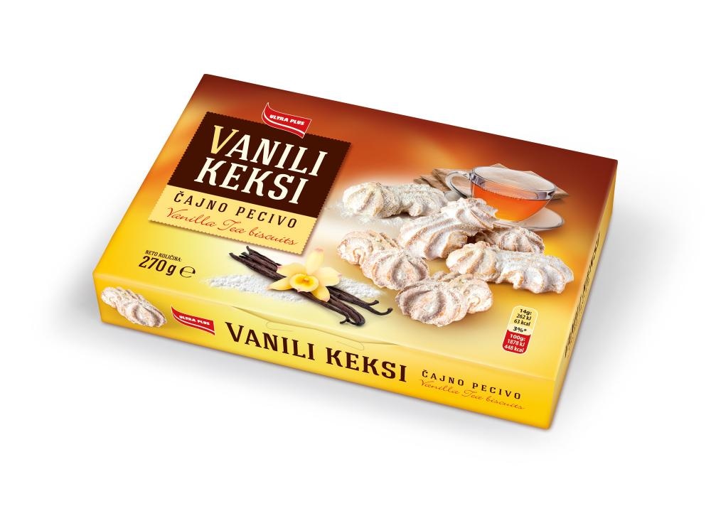 ULTRA PLUS Vanili keksi 270 g Ultra Plus