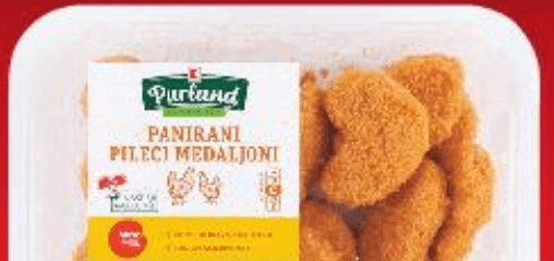 Panirani pileći medaljoni 320 g Purland