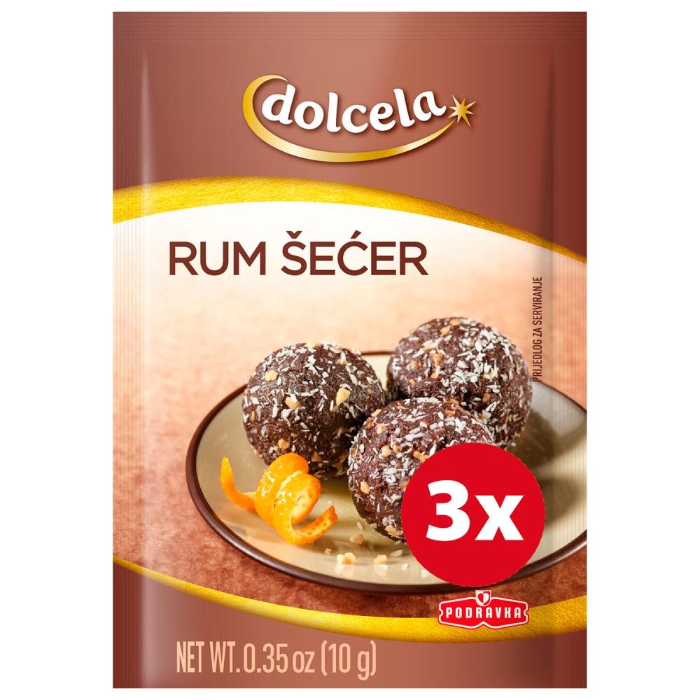 Dolcela Rum šećer 3x10 g